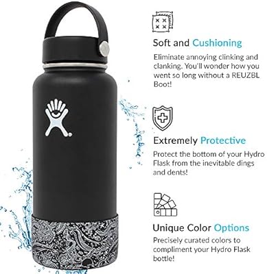hydro flask protective soft silicone water bottle flex boot
