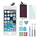 Replacement LCD Display Touch Screen Digitizer Assembly for iPhone 5 (White)(Not for iphone 5SE, C)