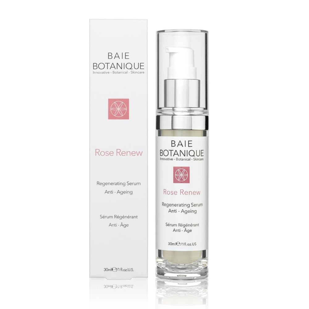 Baie Botanique - Rose Renew Hyaluronic Acid Serum - Replenishes, Smooths Fine Lines & Plumps Skin - Regenerating Serum - Anti-Ageing - Ideal For Normal to Dry Skin Types - 30ml