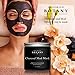 Brooklyn Botany - Activated Charcoal Mud Mask + Facial Brush - Facial Mask For Deep Cleansing Exfoliation - Best for Shrinking Pores, Black Head Remover & Blackhead Mask - 8.8 fl oz