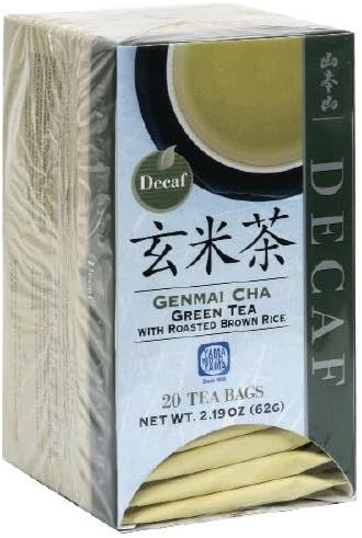 Yamamotoya Decaf Tea Y Decaf Genmai, 20-Count Units (Pack of 6)