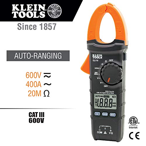Klein Tools CL110KIT Electrical Tester / Maintenance Kit w/Clamp Meter