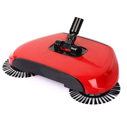 Twiclo Sweep Drag All-in-One Household Hand Push Rotating Sweeping Broom, Room and Office Floor Sweeper Cleaner Dust Mop