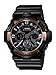 Casio Men's XL Series G-Shock Quartz 200M WR Shock Resistant Resin Color: White with Rose Gold Accents (Model GA-200RG-1ACR)