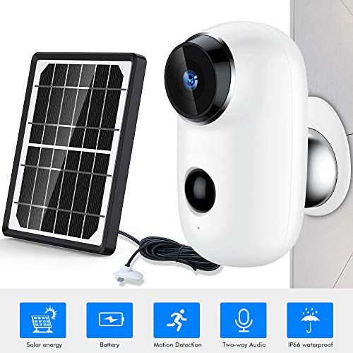 SDETER Solar Panel Power Supply for Wireless Outdoor Rechargeable Battery Powered IP WiFi Security Camera A3 - Thumbnail 2