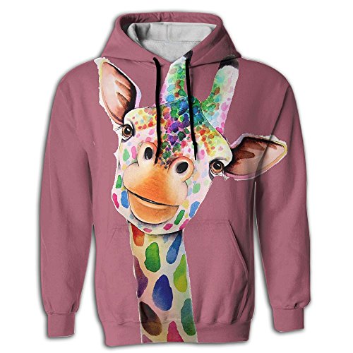 MiiksL Men's Christmas Elk Hoodies Sweatshirts Hip Hop Hooded Hoodie