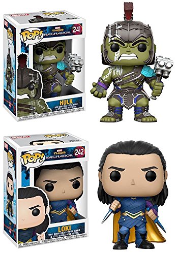 Funko Pop Thor Ragnarok Hulk Loki Marvel Vinyl Bobble Head
