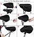 VickMall Exercise Bike Gel Seat Cushion, Large Soft Durable Bicycle Seat Cover Cushion Fits for Cruiser and Stationary Bikes Indoor Cycling, Come with Free Waterproof Dustproof Cover