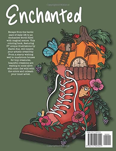 Enchanted: A Coloring Book and a Colorful Journey Into a Whimsical Universe - Image 3