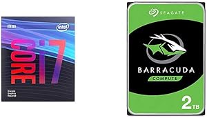 Intel Core i7-9700F Desktop Processor 8 & Seagate Barracuda 2TB Internal Hard Drive HDD – 3.5 Inch SATA 6Gb/s 7200 RPM 256MB Cache 3.5-Inch – Frustration Free Packaging (ST2000DM008)