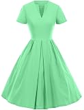 GownTown Women’s 1950s Vintage Swing Dress – Retro Prom Dress With Pockets - View #9