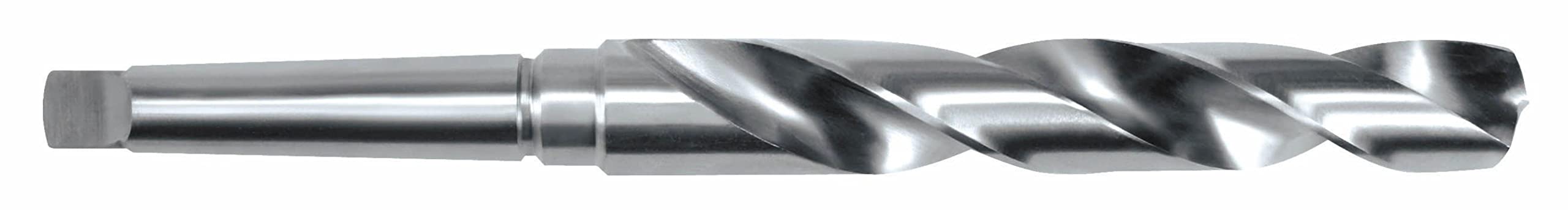 Ruko HSSE-Co 5 Twist Drill Bit, DIN 345, Type N, Bright Finish, 10.5 mm Diameter, 168.0 mm Length, R204105E