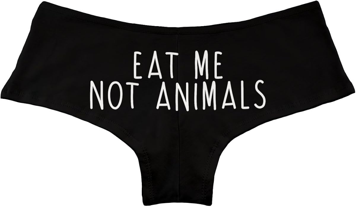 Eat Me Not Animals Funny Women's Boyshort Underwear Panties: Clothing