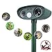Ultrasonic Animal Repellent, Outdoor Solar Motion Activated Dog Repeller, Cat Repellant, Foxes Repellent, Birds Repellent, Skunks Repellent, Rod Repellent for Garden, Lawn, Yard