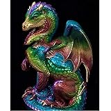 SparkLia 5D Full Drill DIY Diamond Painting Kit for Adults and Children,Round Rhinestone Painting Embroidery for Art Craft Home Decoration (Dragon, 11.8