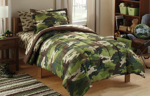 Mainstays Kids' Camoflauge Coordinated Bedding Set