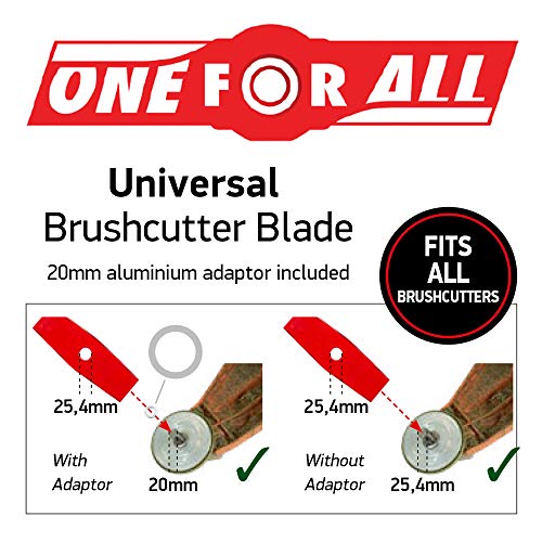 Oregon Universal 2-Zahn-Mulchmesser, 4,0 x 300 mm, Dickichtmesser für Gras und Vegetation, passend für alle Freischneider von Husqvarna, Echo und anderen Marken – Bild 4