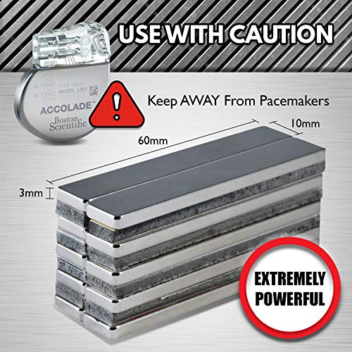 4 Neodymium+N52+Bar+Magnets+Pack