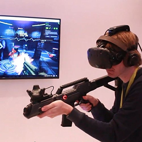 VR Gun Controller Tracker with HTC VIVE Virtual Reality VR Gaming Rifle Bluetooth 4.0 Shooting