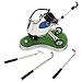 Golf Pens with Mini Desktop Golf Bag Holder on the Green with Mini Golf Ball, 6-Piece Gift Set