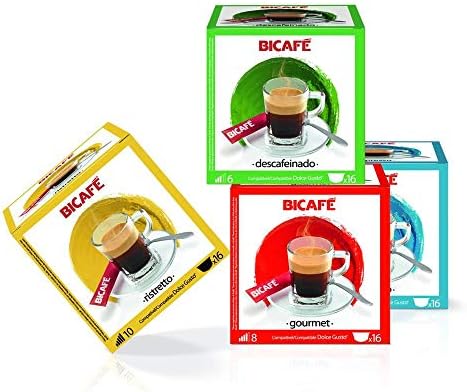 Pack Dolce Gusto Compatible 4 Flavours x16 Pods Set Variety Set - 64 Capsules