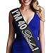 40th Birthday Sash Party Decorations - Premium GRADE SATIN & Real CRYSTAL Rhinestones - I'm 40 Bitches! Premium Rhinestone Satin Sash - Black Sash(Im40Btchs RS) BLK