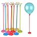 10 PCS Random Color Child Safety Round Base Balloon Stick Stand Any Party and Festival Balloon Accessories Supplies
