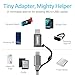 USB C Adapter, ESR Type C to Micro USB Aluminum Alloy with Keychain Strap for MacBook Pixel Nexus Samgsung S9 Plus S8 Note9 LG Nintendo, 2-Pack Grey