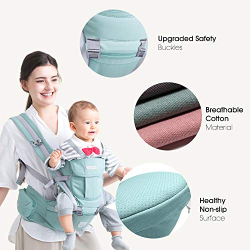 Unichart 360 All Carry Positions Baby Carrier Baby Hip Seat Carrier Perfect Baby Shower Gift