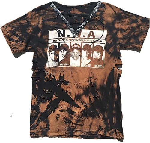 N.W.A "Most Wanted" Lace Up Band Tee