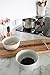 Potsafe Stainless Steel 1 Quart Sauce Pan and Stove Guard Ring - Locks Pots in Place and Keeps Adults & Children Safe