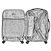 Olympia U.S.A.Apache 21-inch Expandable Hardside Carry-On Luggage Spinner Suitcase with Hidden Compartment, Black/Black