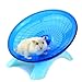 Zehui Cute Ultra-Quiet Non Slip Hamster ToyStable Flying Saucer Jogging Exercise Wheel Roller for Small Pets Blue 7