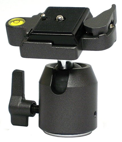 Opteka TH20 Ball Head with Quick Release Plate for Tripods and Monopods