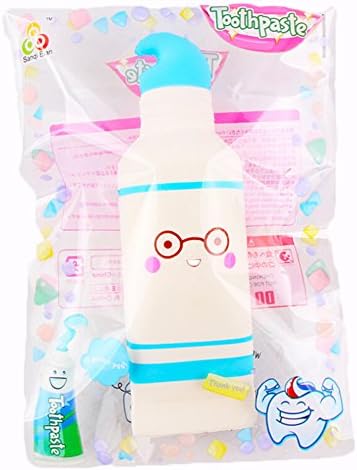 16.5cm Jumbo Slow Rising Squishy, Soft Scented Squeeze Toothpaste Decompression Healing Toy Fun Gift (Color Random)