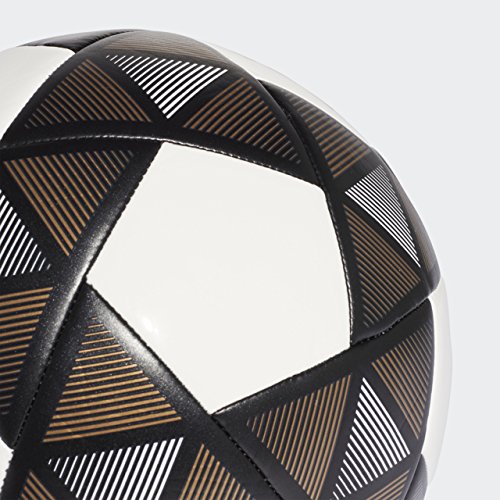 image for adidas Predator Glider Soccer Ball, Black/White/Copper, Size 5, unisex