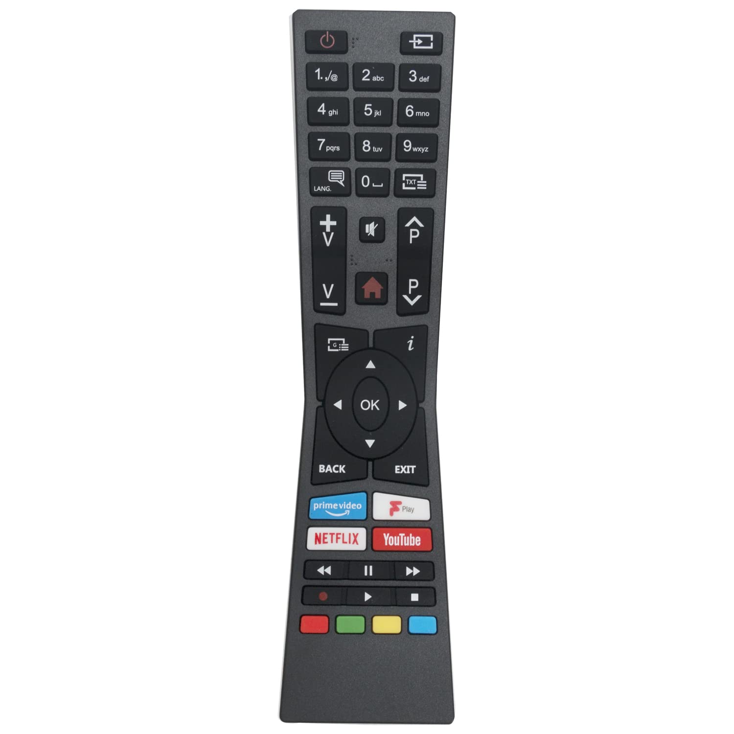 RM-C3338 Sub RC43101P Replacement Remote Control Fit for JVC LED Smart 4K HDR TV LT-49C898 LT-49C790 LT-43C890