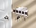 InterDesign 94271 Formbu Wall Mount Key and Mail Rack in Espresso