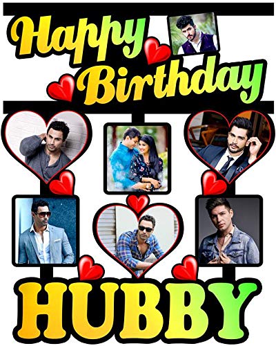 hubby birthday photo frame