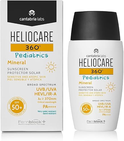 Amazon.com: Heliocare 360 Mineral Tolerance Fluid SPF 50 | 50ml