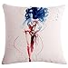 Fyon Superhero 4-Pack Cushion Covers Decorative Throw Pillow Cases for Sofa,Home,car 18x18inch -D
