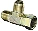 Eaton Aeroquip 203102-12-12S Swivel Nut Run Tee, JIC 37 Degree End Types, Carbon Steel, 3/4 JIC(f) x 3/4 JIC(m) End Size, 3/4