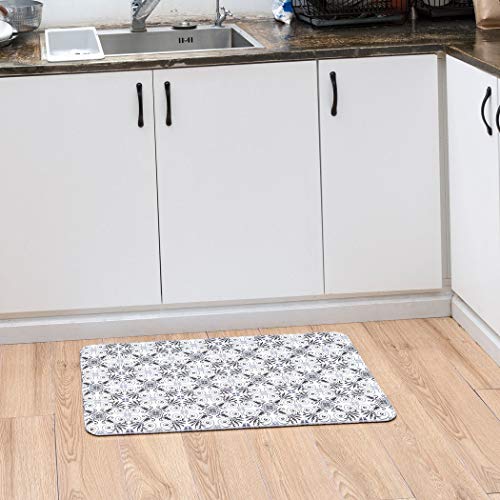 Home Queen Non Skid Anti Fatigue Comfort Rug, Waterproof Stain