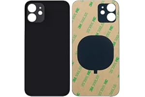 1Pcs/Lot Back Cover Glass for iPhone 12 Battery Housing Cover Rear Door Replacement 2IN1 Quality with Pre-Installed Adhesive