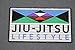 Jiu Jitsu Gi Patch BJJ JIU-JITSU LIFESTYLE Iron-on 100% Embroidered