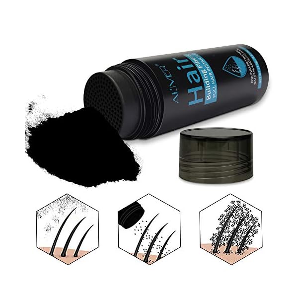 Hair Building Fibers, Hair Powder Spray, Hair Loss Concealer Fiber,Hair Fibers for Men and Women (Dark brown)