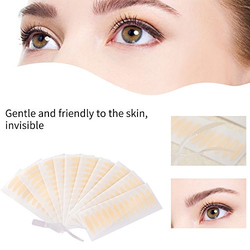 480pcs Breathable Double Eyelid Tape Stickers, one side sticky Fiber eyelid paste stickers, instant eye lift without surgery, Perfect for Hooded, Droopy, Uneven, small, or Mono-eyelids (wide+slim) - Thumbnail 7