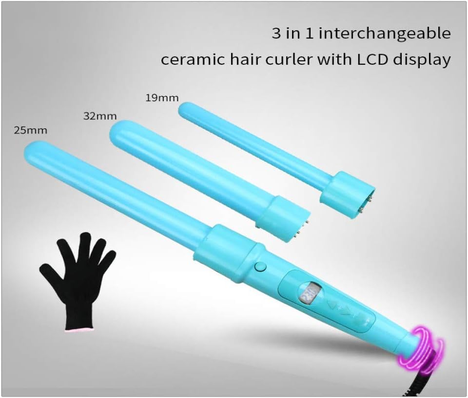Three-in-one Ceramic Hair Curler