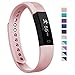 007plus Fitness Tracker, D115 Pedometer Sleep Monitor Concise Style Point Touch Activity Tracker(Pink)