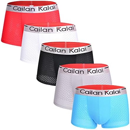 Men's Underwear Ice Silk Mesh Breathable Micro Modal Trunks